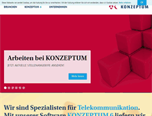 Tablet Screenshot of konzeptum.de